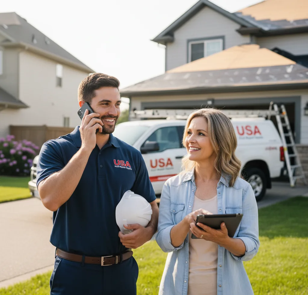 USA Roof Repair Experts customer support in Brush